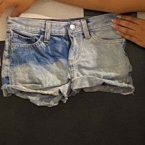 Kids Stonewash Jean Shorts